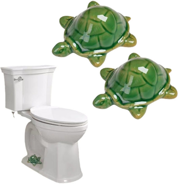 Sjov Havtema Toilet Bolt Caps Creative Badeværelse Toilet Bolt Caps til Decors null - 2pcs