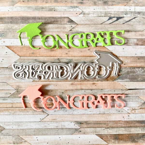 Metallskärningsform för examen, Scrapbooking Stencil Die Cuts Card Embossing DIY 3383