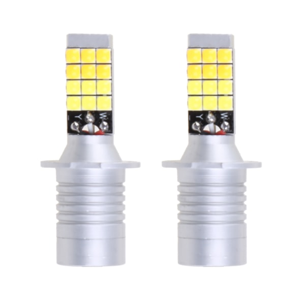 2st Mini Canbus LED Tvåfärgad billjus strålkastare H3 H4 H7 H16 9005 H11 PD13W Lampa Dimljus Biltillbehör null - H3