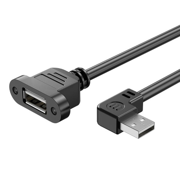 USB 2.0 forlængerkabel med skruehulspanel USB forlængerledning understøtter opladning og højhastigheds dataoverførsel bærbar