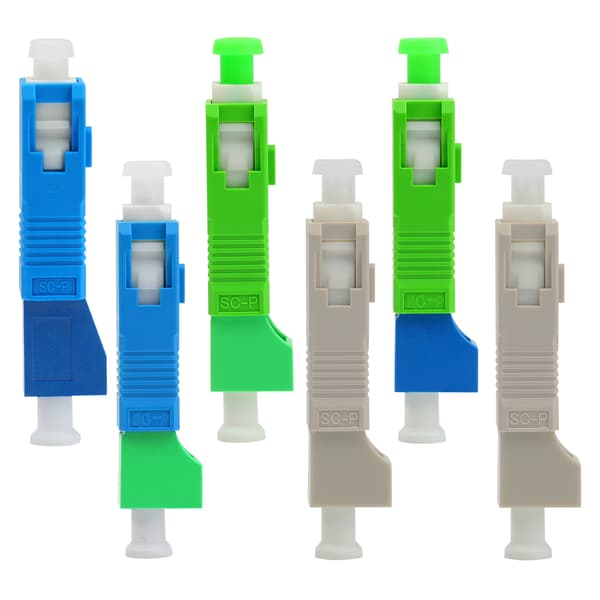 SCMann til LC Hunn Singlemode Fiber Optisk Hybrid Optisk Adapter Konverter