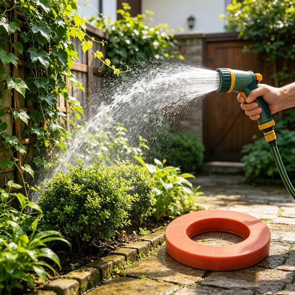 Flexibel gummibricka för 3/4 slanganslutningar förhindrar vattenläckage