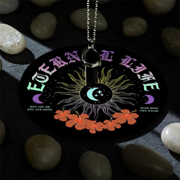 Astrologi Pendler Matte Musematte Gummi Divinasjonsmatte for Skrivebordsdekorasjon