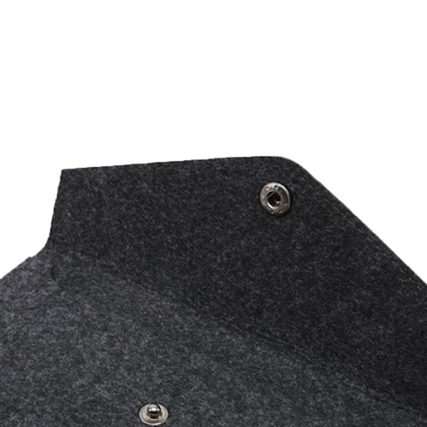 Filt lagringshylse veske Filt lommebok lommeholder bag for kort pengepenner Red