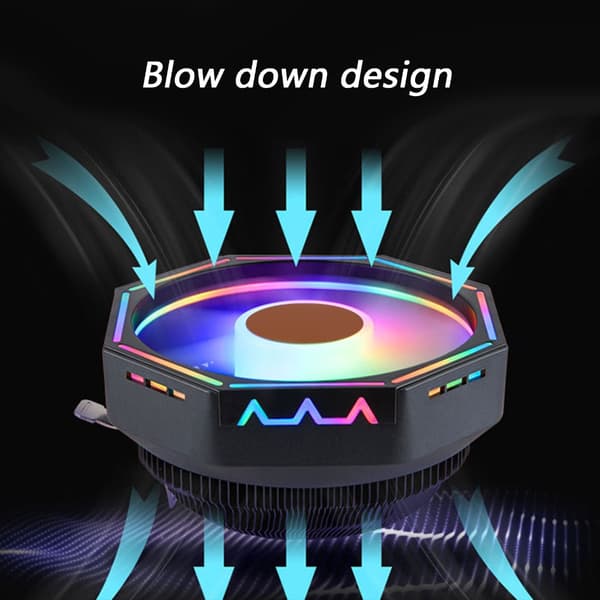 CPU-radiatorudskiftning Grafikkort Desktop Køleventilator til LGA775/115X