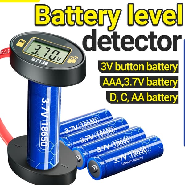 BT138 Batteritestare för noggrann effektdetektering med LCD-display
