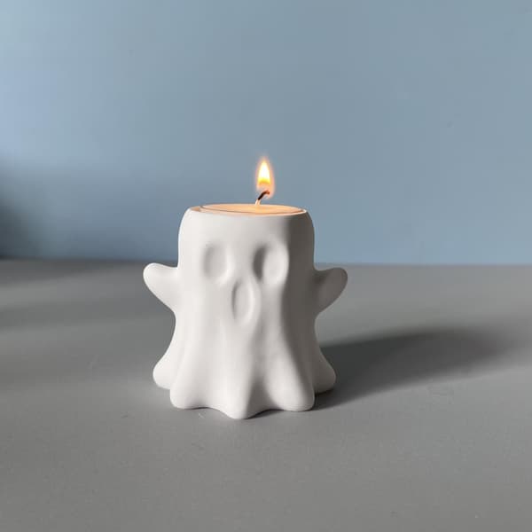 Halloween Lysestake Silikonformer Lysestakeformer Gipsformer