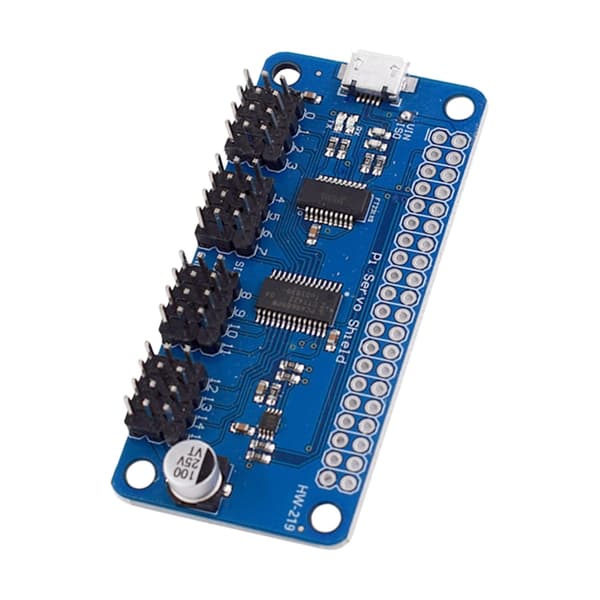 Plassbesparende 60x30 mm 16-kanals PWM-modul for hjemmeenhetskontroller