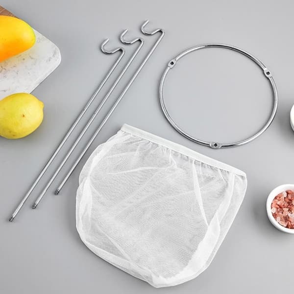 Roterbart ben rustfritt stål silsett effektive masker nett matlagingsredskaper