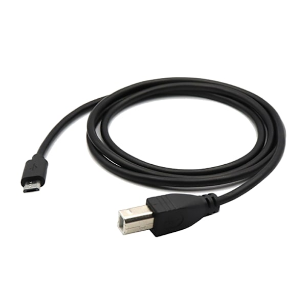 Pålideligt mikro-USB til USB B-printerkabel fungerer med printere, scannere og MIDI-keyboards