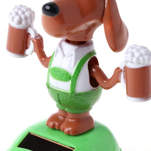 Bobble for Head Beer Hund Bilpynt til Bilens Dashbord Kontorpult Ornamenter