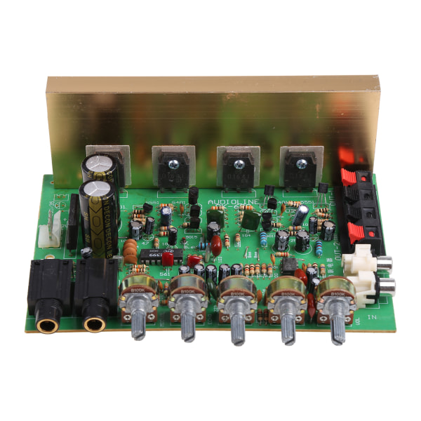 Ljudförstärkarkort HIFI Digital Reverb Power 100W Ljudförförstärkare Bakre förstärkare Tonkontroll