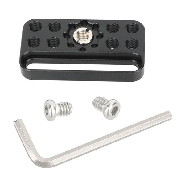 3/8\" Kompatibel Kameramonteringsbräda Multihålsdesign Lättvikts Aluminiumlegering