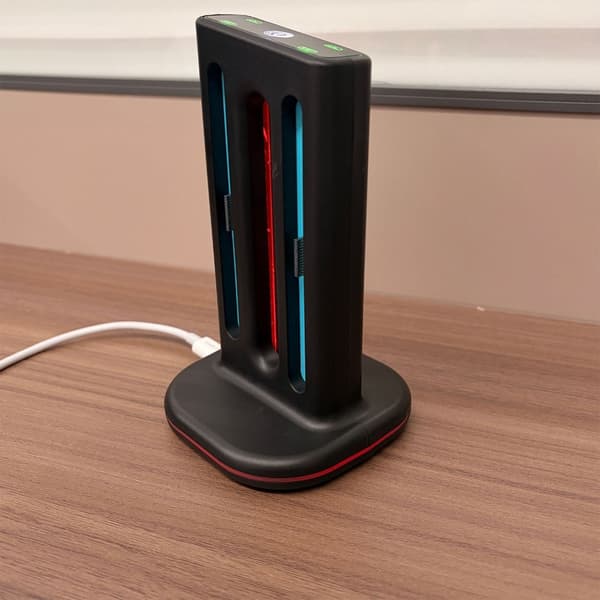 4 Controller Magnetisk Ladestation Stand Spiltilbehør til NS2