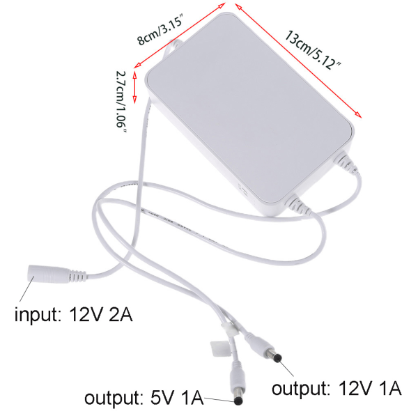 Uppladdningsbar 15000mAh 5V + 12V 1A för DC 5,5x2,1mm utgång UPS batteripaket Powerbank för trådlös Wifi Router Repeater null - 10000mAh
