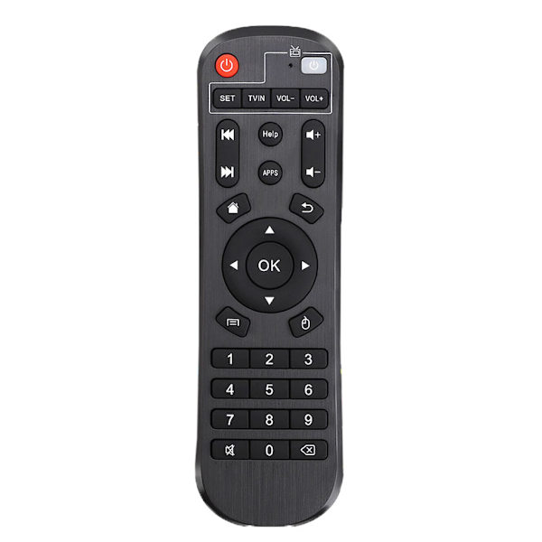 Media Player Fjärrkontroll Ersättningsfjärrkontroll för Android Box H96/H96 PRO/H96 PRO+/H96 MAX H2/H96 MAX PLUS