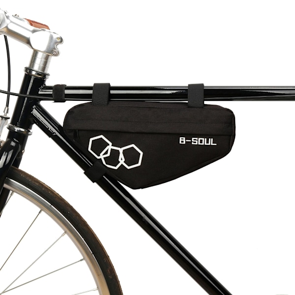 Sykkelramme Front Top Tube Bag Triangle Pouch Sykkelseteveske Blue