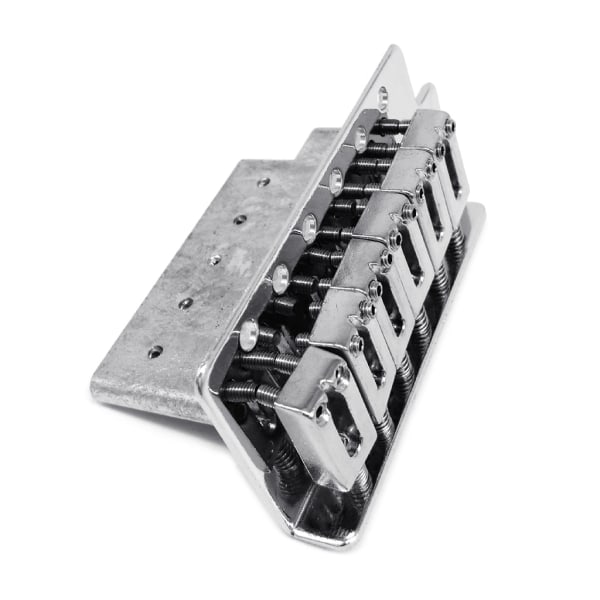 6 Strängar Gitarr Stall Sadel Stränghållare för Elektrisk Gitarr Tremolo Stall Silver