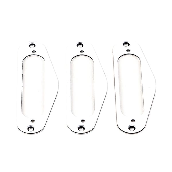 3 stk. Hvid Sort Hvid S Style Hals Pickup Surround Plade Montering Ring