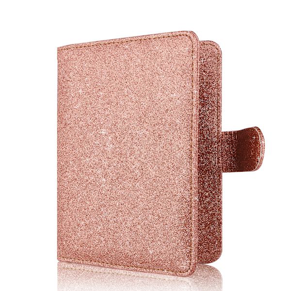 Kiiltävä passipidikelompakko RFID-esto case passin cover Pink