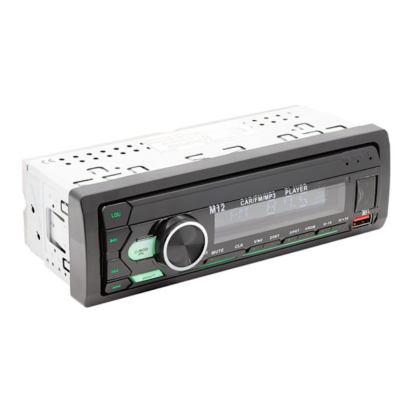1 Din Autoradio Stereo FM Aux Input vastaanotin TF USB 60Wx4 MP3 Multimediasoitin Bluetooth-yhteensopiva