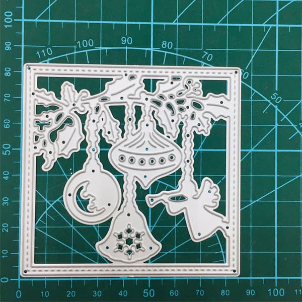 Dekorative udstansningsforme til jul til børns julekortfremstilling DIY scrapbooking