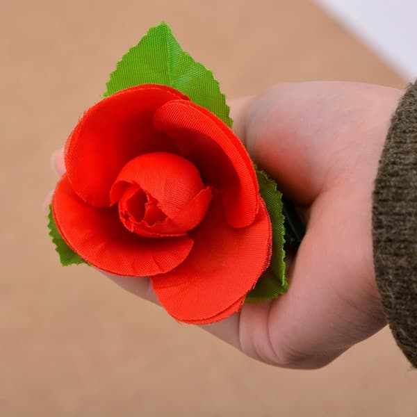 Rose Udtrækkelig Blomstertrick til Shows Gadeklub Bar Trylletricks Legetøj