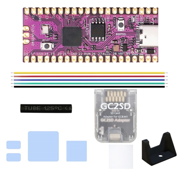 Raspberry Picoboot Pi Pico Board Erstatning Modchip SD2SP2 Adapter GC2SD