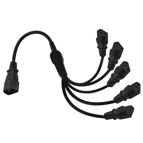 50 cm UPS Server C14 til Multiple C13 forlængerkabel Strømledning Splitter Wire