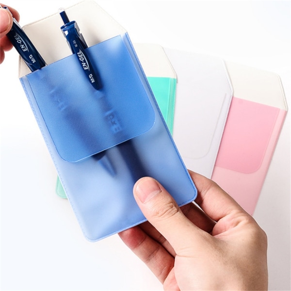 10x penna förvaringsväska Praktisk sjuksköterska pennväska Doctor Pen Protector pennpåse Light blue