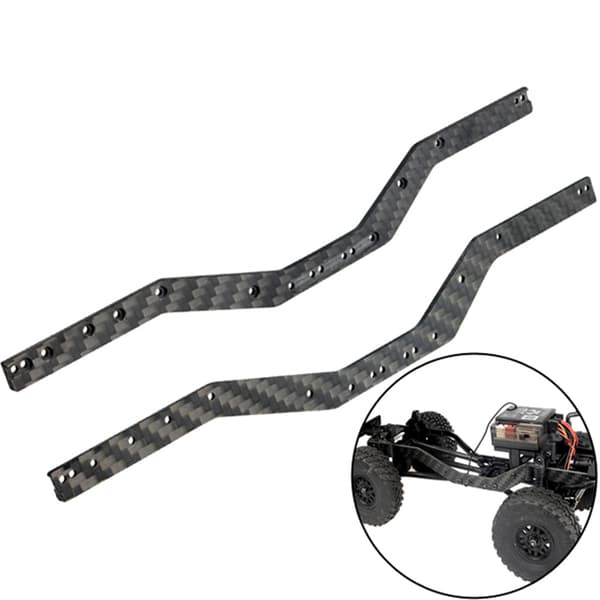 RC Modell Kolfiber Bilram för Bil 1/24 Tillbehör