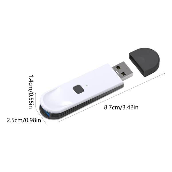 Trådløs spillkontroller-konverter Dongle Adapter for kontroller