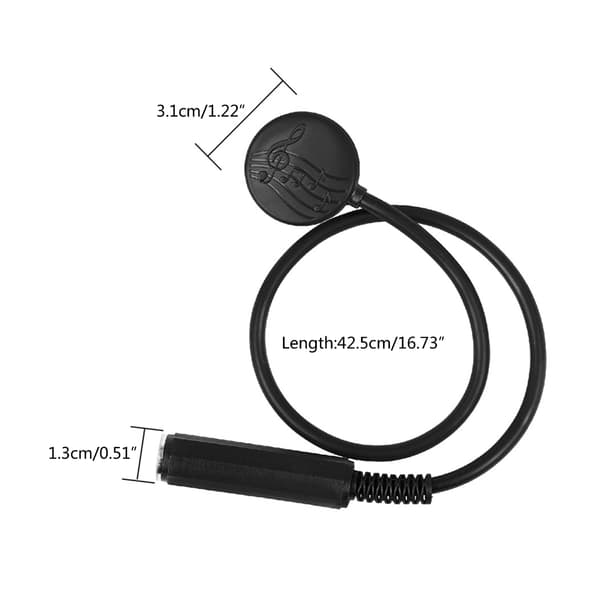Gitarr Akustisk Patch Pickup Ljud Piezo Kontakt Pickup Gitarrtillbehör