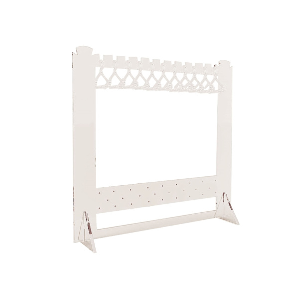 Smykker Organizer Akryl Mini kleshenger Rack Øredobber Display Stand Show Case
