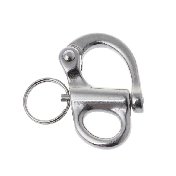 Metallrigging Seiling Fast kausjon Snap Sjakkel Fixed Eye Snap Hook Seilbåt