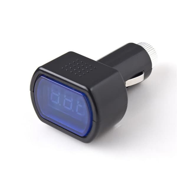 12 Volts Digital Voltmeter, 12v Spänningstestare för Bilmotorpanelmontering