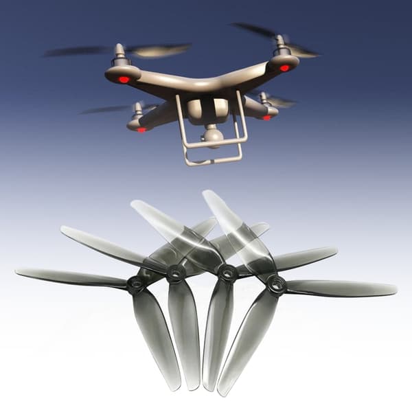 Plast 7 Tommers 3-Blads Propellsett Flytilbehør for Droner 7035