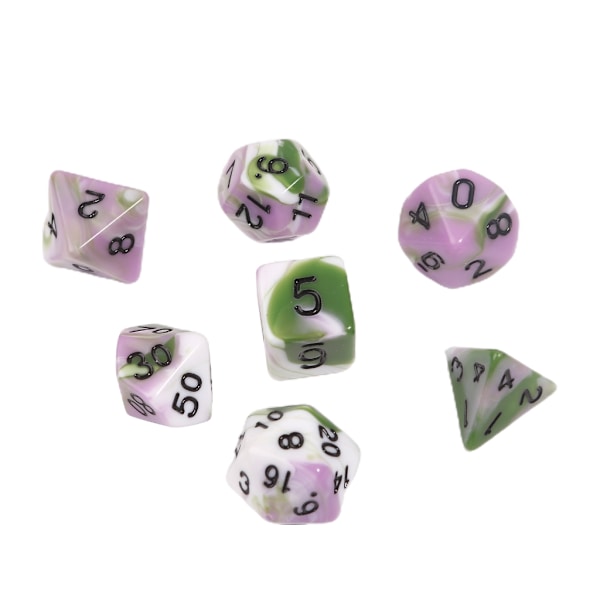 DND-terningesæt 7PCS Polyhedral terninger til rollespil terningespil-som Dungeons-Dragon 3
