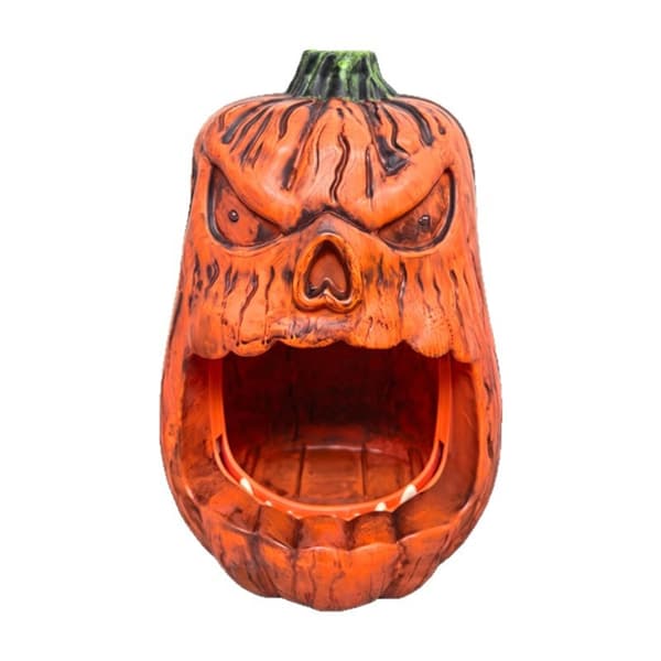 Lydaktivert gresskar-dekorasjon godterioppbevaringsboks for Halloween-dekorasjon