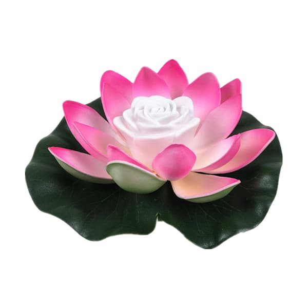 LED Floating Lotus Light Midhöstfestival Vattenblomma Natt Batteridriven