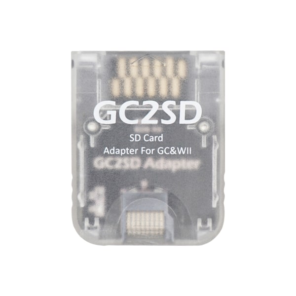 För GC Console GC2SD TF-kortläsare Minneskortadapter för spellagring Plug & for Play Ingen drivrutin behövs
