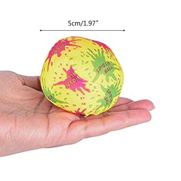 5 cm vattenboll Fidget Vattenkamp tygboll för familjens bakgårdsaktivitet Återanvändbar vattenleksak för familjesammankomster