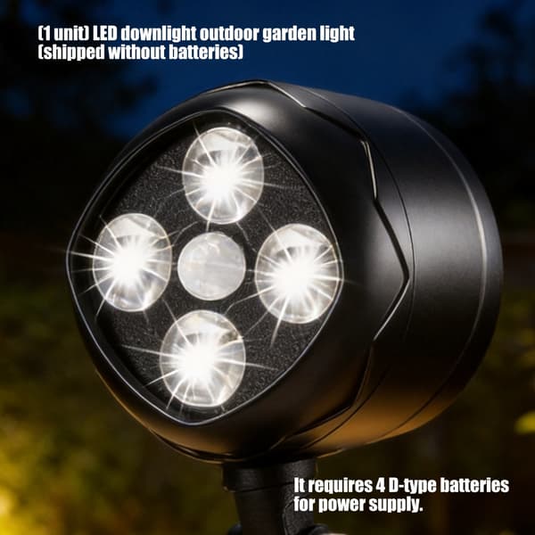 8W LED Utomhusstrålkastare med PIR-sensor för trädgårdsveranda Väggmonterad säkerhet