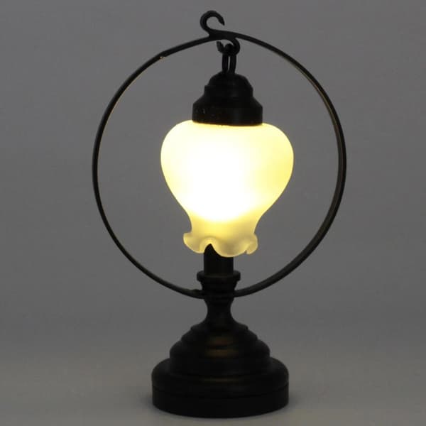 1/12 Skala Dockhus Miniatyr Sovrum Bordslampa Möbler Låtsaslek