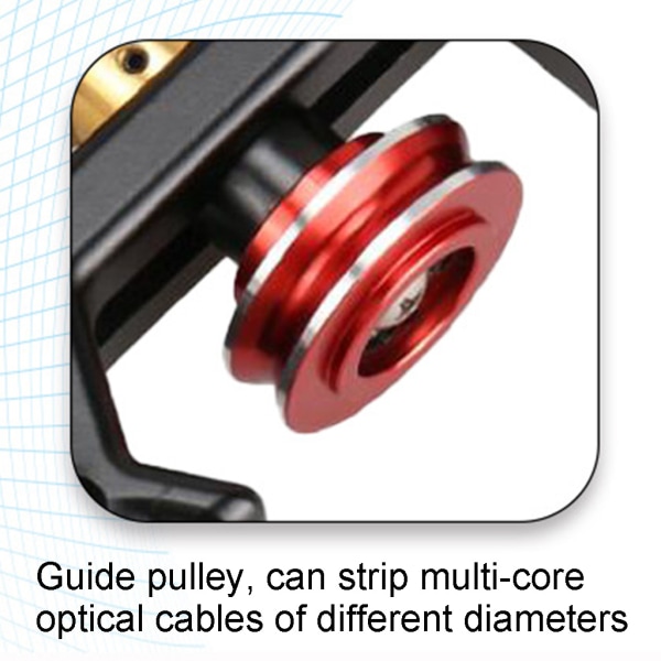Armerad trådavdragare 4-10 mm optisk kabelskärare Fiberoptisk strippningsverktyg