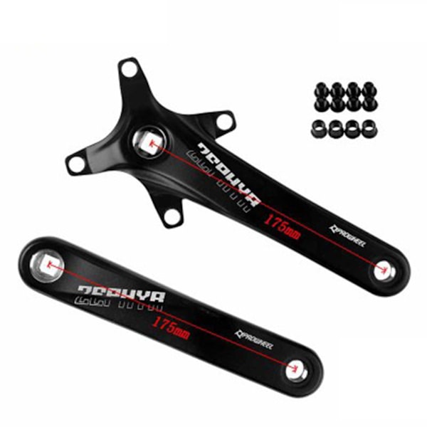 104BCD MTB Cykel Firkantet Hul Cykel Krank Kædehjul Kædekringe 170mm 175mm Kranksæt 30T 32T 34T 36T 38T 40T 42T Smalle brede tandhjul