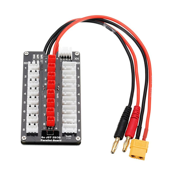 XT30 stik 1S-3S Lipo batteriopgraderingsversion Parallel opladningskort til IMAX B6 balanceoplader