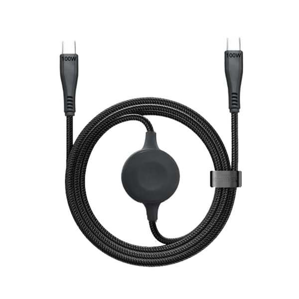 2 i 1 snabbladdningskabel USB C strömkabel trådlös laddningskabel för klocka