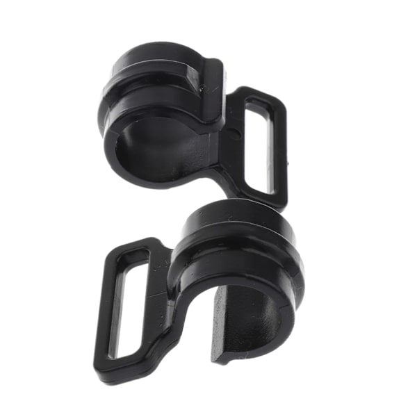 10 st klämmor set fälla klämmor tält snäpp hängare camping klämma klämmor tält krokar Black 16*20*12mm