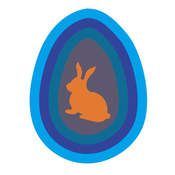 Egg Rabbit Kutte Dies DIY Påske Valentinsdag Bursdag Bessing Hilsen